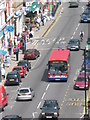 Barnet High Street from the top of the church tower