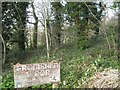 Entrance to Frobisher Wood, Frobisher Close, Teignmouth