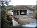 Semi-detached house on a steep slope, Bligh Close, Teignmouth