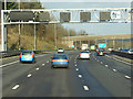 SK4737 : M1 northbound towards junction 26 by Ian S