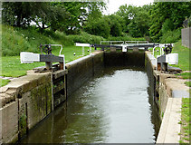 SO8459 : Hawford Bottom Lock, Worcestershire by Roger  D Kidd