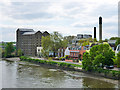 Thames bank by Mortlake Brewery