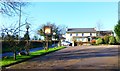 Car park at the Rising Sun Inn, near Woodland