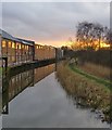 TQ0256 : The Wey Navigation in January: view upstream from the Tanyard Bridge by Stefan Czapski