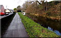 Canal, path and road, Rogerstone, Newport