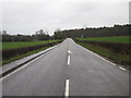 SJ5449 : The A49 approaching Bickley Moss by Jeff Buck