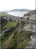 SH8182 : Penrhyn Bay: cliffs to the south of Little Ormes Head by Chris Downer
