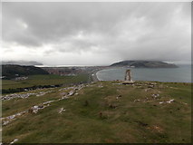 SH8182 : Penrhyn Bay: approaching the summit of Little Orme by Chris Downer