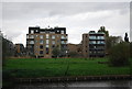 Apartment blocks by the Cam