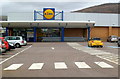 Entrance to Lidl in Port Talbot