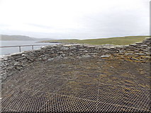 HU4523 : Mousa: view across the top of the broch by Chris Downer