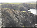 HU3621 : St. Ninianâs Isle: three cliff ridges by Chris Downer