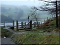 SK1888 : Start of a footpath in the Derwent valley by Andrew Hill