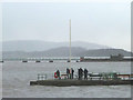SD4578 : High tide at Arnside Pier by Karl and Ali