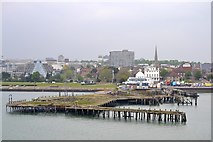 SU4110 : Royal Pier (former), near Mayflower Park, Southampton by Terry Robinson