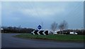 Foxhills Industrial Estate roundabout (A1077)