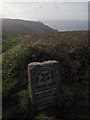 Zennor: National Trust signpost on Zennor Head