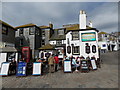 St. Ives: the Sloop Inn and a red phone box