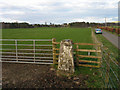 Trig point of Symington Mill