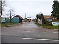 Entrance to waste recycling plant on Aldershot Road