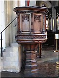 TL8741 : St. Peter's Church, Sudbury - pulpit by Mike Quinn