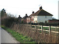 Cottages in Top Road, Ilketshall St Andrew