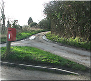TM3887 : Postbox by Tooks Common Lane/School Road junction by Evelyn Simak