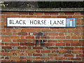 Black Horse Lane sign