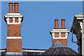 Chimneys and chimney pots, Fortwilliam, Belfast