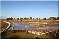 TF4299 : Ornamental pond? No, it's the new carpark at Donna Nook by Chris