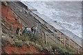 Dawlish : Railway & Cliff