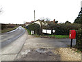 TM0738 : Wenham Road & Wenham Road Postbox by Geographer
