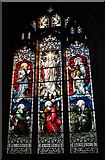 TL8741 : St. Peter's Church, Sudbury - stained glass window by Mike Quinn