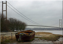 TA0223 : The Humber Bridge in February by David Wright