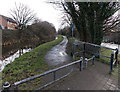 Former canal towpath ESE of Ruskin Avenue, Rogerstone, Newport