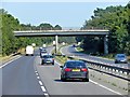 Eastbound A14, Station Road Bridge