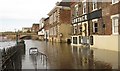 SE6051 : River Ouse flooding in York by Dave Pickersgill