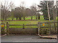 Gate into Lenton House Grounds