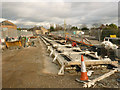 Tracklaying progress on Middle Street