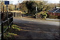 Cyclists dismount at Pontymason Lane, Rogerstone, Newport