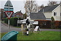 Road sign, Milland