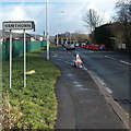 Hawthorn boundary sign