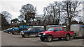 Farm trucks at Wentworth car park