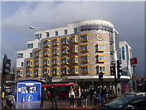 TQ1869 : Kingston-upon-Thames: modern building by the station by Chris Downer