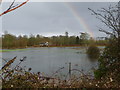 SY6891 : Dorchester: floodwater around the River Frome by Chris Downer