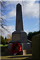 The war memorial, Normanby-by-Spital