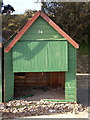 SZ1892 : Mudeford: beach hut 34 is ruined by Chris Downer