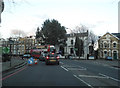 TQ3573 : Bend on the South Circular Road, Forest Hill by David Howard