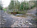 SJ2358 : Ford and footbridge over the Afon Terrig by Maggie Cox