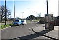 Telephone box off Elm Tree Road (A1117)